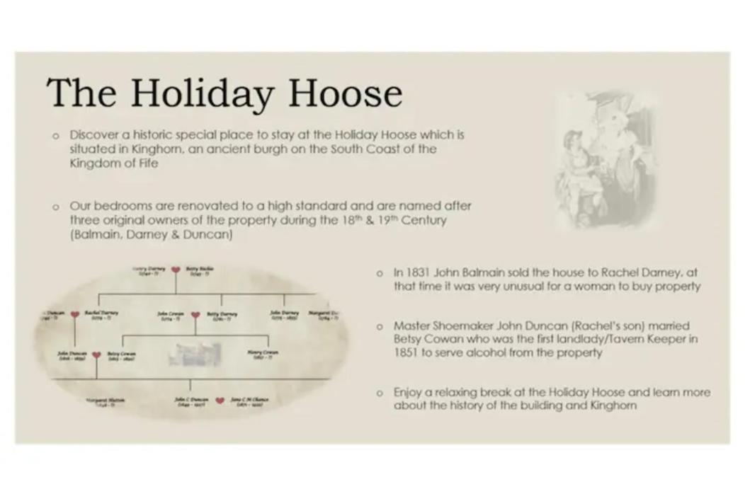 The Holiday Hoose Kinghorn Bagian luar foto